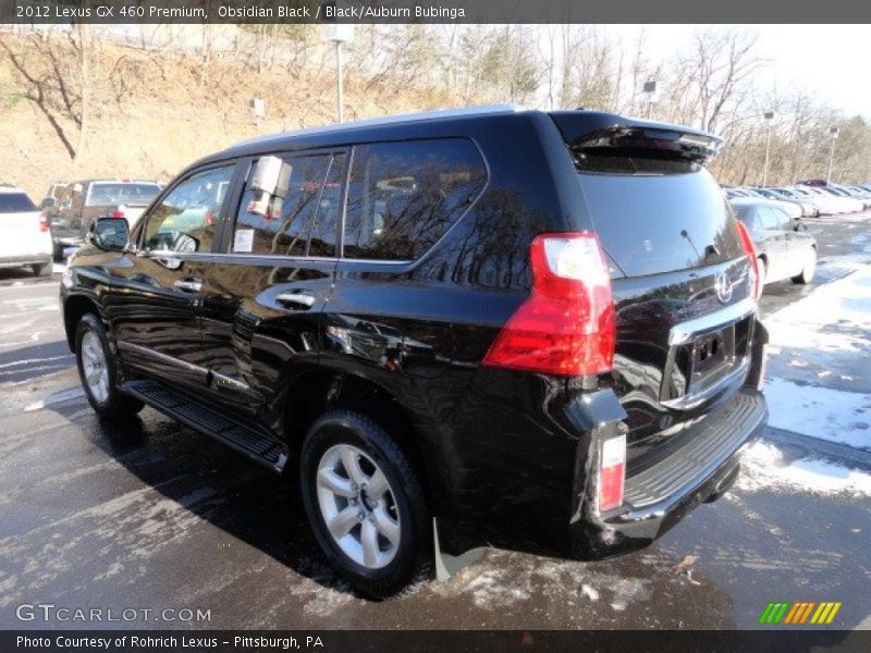 Obsidian Black / Black/Auburn Bubinga 2012 Lexus GX 460 Premium