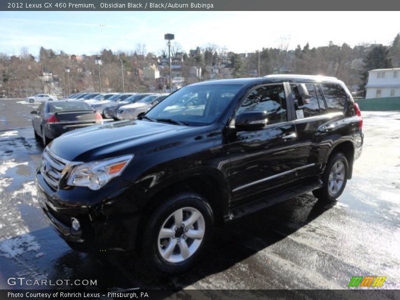 Obsidian Black / Black/Auburn Bubinga 2012 Lexus GX 460 Premium