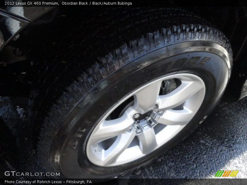 Obsidian Black / Black/Auburn Bubinga 2012 Lexus GX 460 Premium