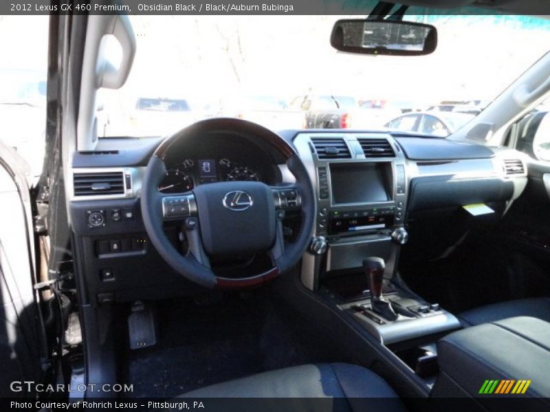 Obsidian Black / Black/Auburn Bubinga 2012 Lexus GX 460 Premium