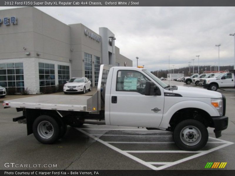  2012 F350 Super Duty XL Regular Cab 4x4 Chassis Oxford White