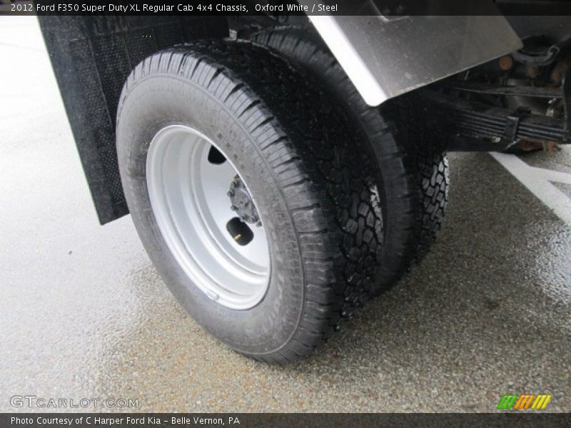 Oxford White / Steel 2012 Ford F350 Super Duty XL Regular Cab 4x4 Chassis