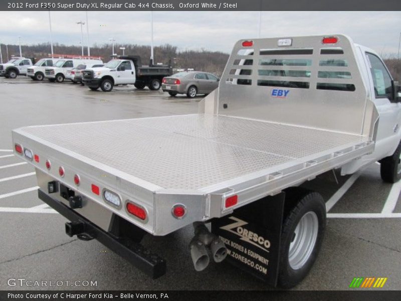 Oxford White / Steel 2012 Ford F350 Super Duty XL Regular Cab 4x4 Chassis