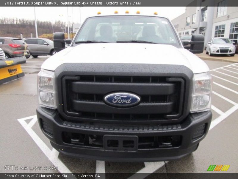  2012 F350 Super Duty XL Regular Cab 4x4 Chassis Oxford White