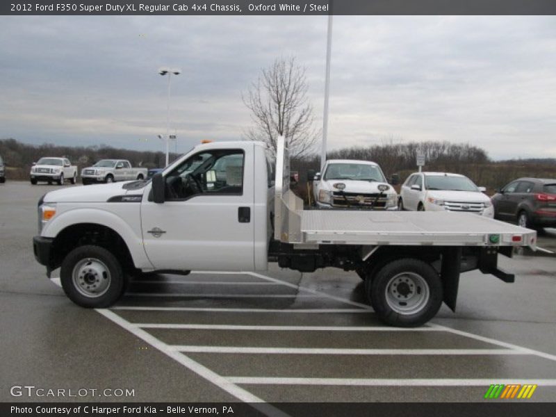  2012 F350 Super Duty XL Regular Cab 4x4 Chassis Oxford White