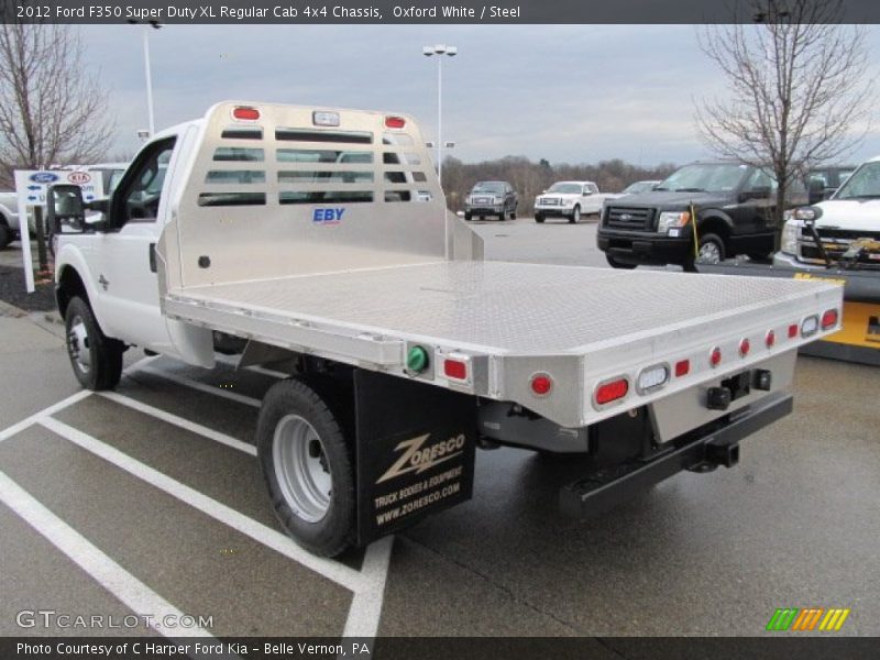 Oxford White / Steel 2012 Ford F350 Super Duty XL Regular Cab 4x4 Chassis