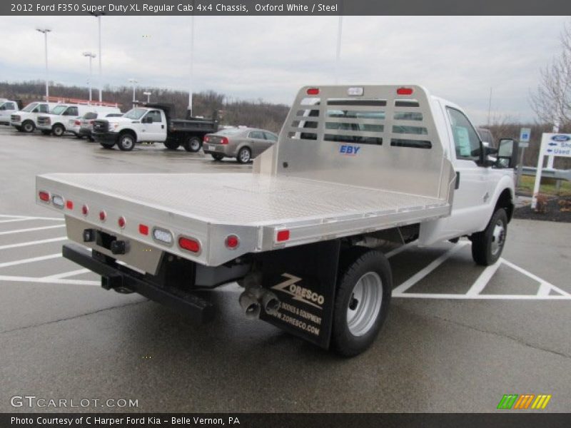 Oxford White / Steel 2012 Ford F350 Super Duty XL Regular Cab 4x4 Chassis