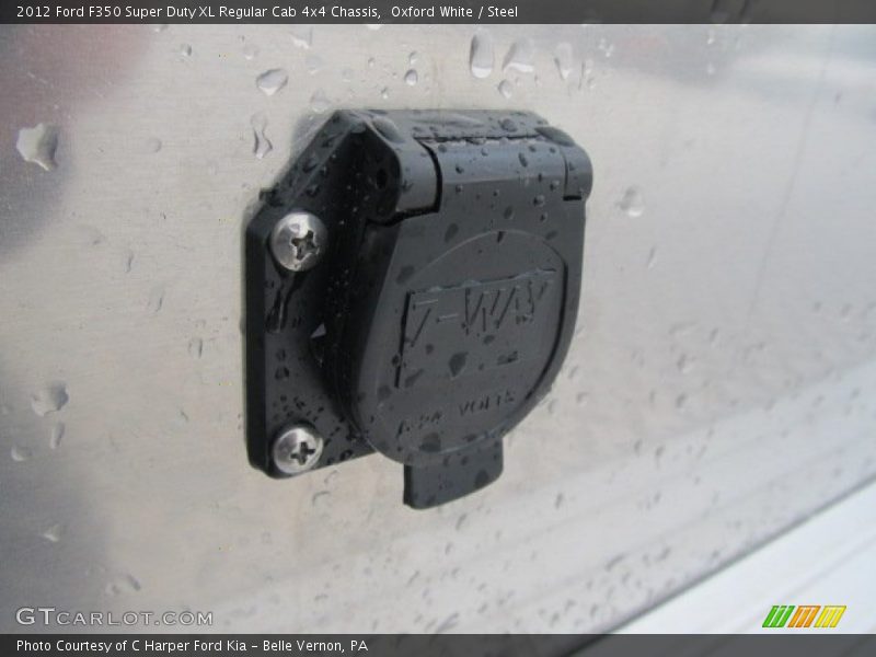 Oxford White / Steel 2012 Ford F350 Super Duty XL Regular Cab 4x4 Chassis