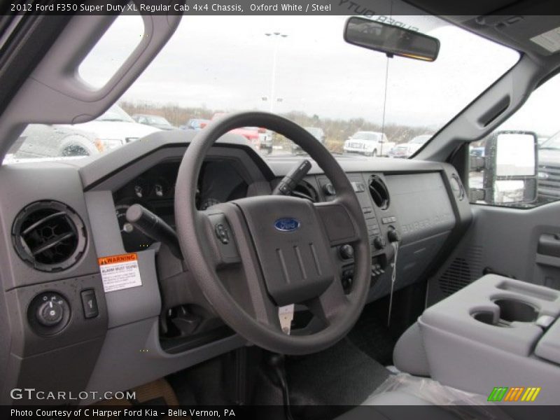 Dashboard of 2012 F350 Super Duty XL Regular Cab 4x4 Chassis