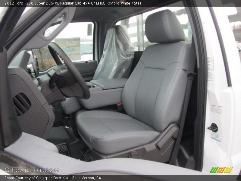  2012 F350 Super Duty XL Regular Cab 4x4 Chassis Steel Interior