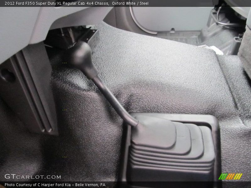 Oxford White / Steel 2012 Ford F350 Super Duty XL Regular Cab 4x4 Chassis