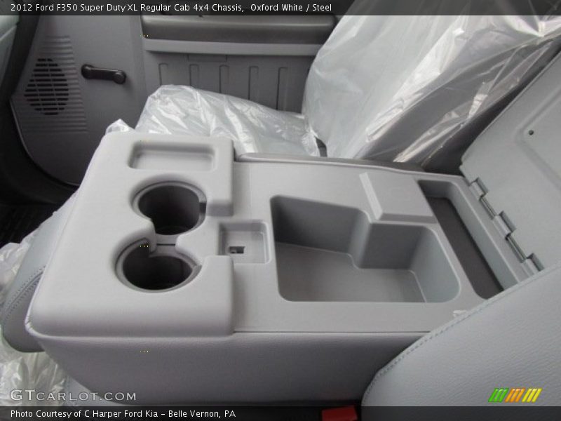 Oxford White / Steel 2012 Ford F350 Super Duty XL Regular Cab 4x4 Chassis