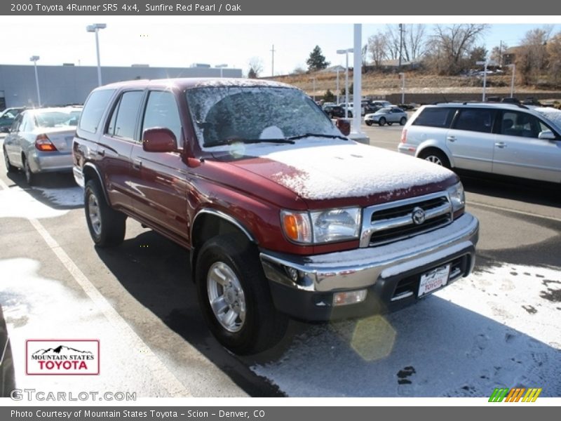 Sunfire Red Pearl / Oak 2000 Toyota 4Runner SR5 4x4