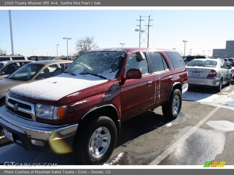 Sunfire Red Pearl / Oak 2000 Toyota 4Runner SR5 4x4