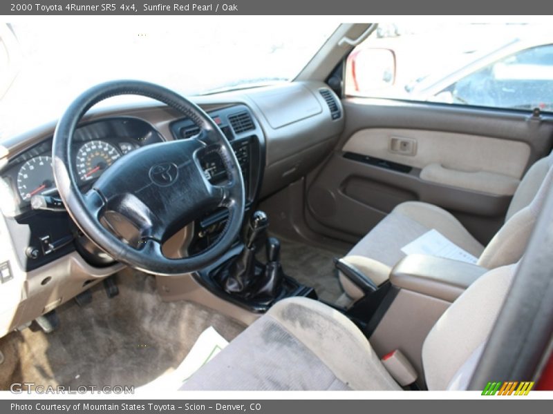 Sunfire Red Pearl / Oak 2000 Toyota 4Runner SR5 4x4