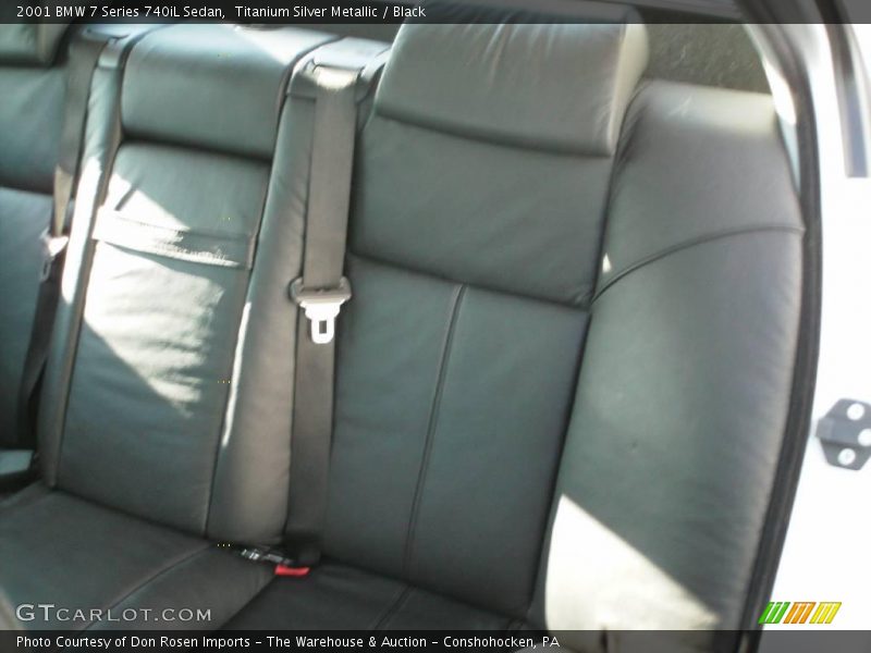 Titanium Silver Metallic / Black 2001 BMW 7 Series 740iL Sedan