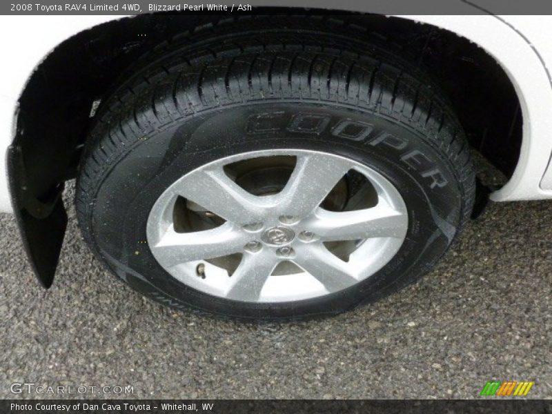 Blizzard Pearl White / Ash 2008 Toyota RAV4 Limited 4WD