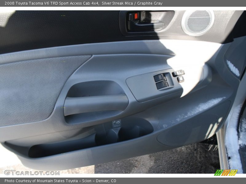 Silver Streak Mica / Graphite Gray 2008 Toyota Tacoma V6 TRD Sport Access Cab 4x4