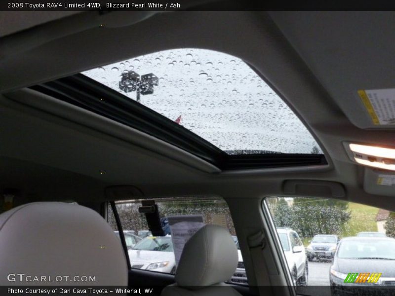 Blizzard Pearl White / Ash 2008 Toyota RAV4 Limited 4WD