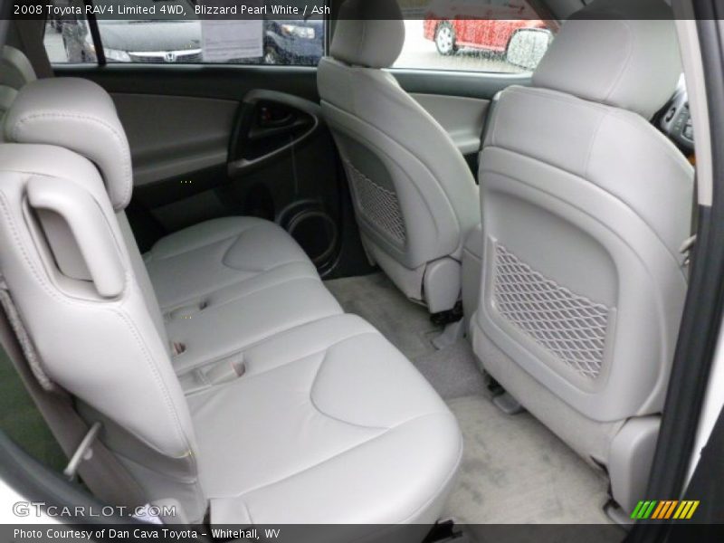 Blizzard Pearl White / Ash 2008 Toyota RAV4 Limited 4WD