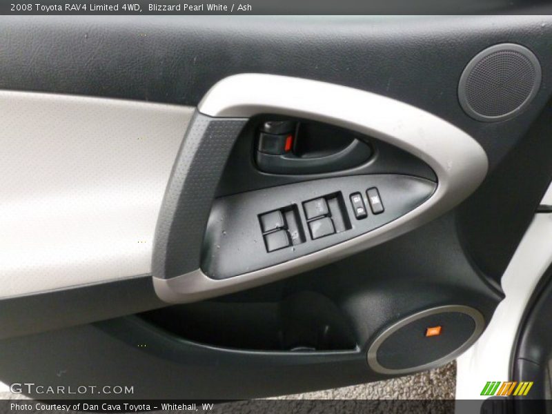 Blizzard Pearl White / Ash 2008 Toyota RAV4 Limited 4WD