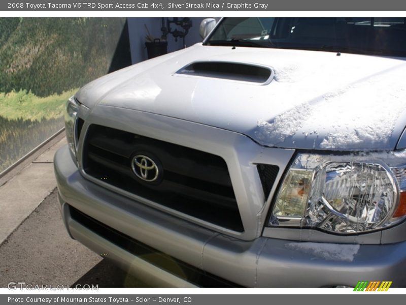 Silver Streak Mica / Graphite Gray 2008 Toyota Tacoma V6 TRD Sport Access Cab 4x4