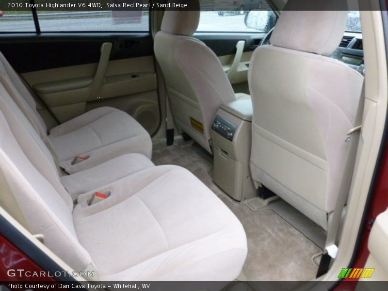 Salsa Red Pearl / Sand Beige 2010 Toyota Highlander V6 4WD