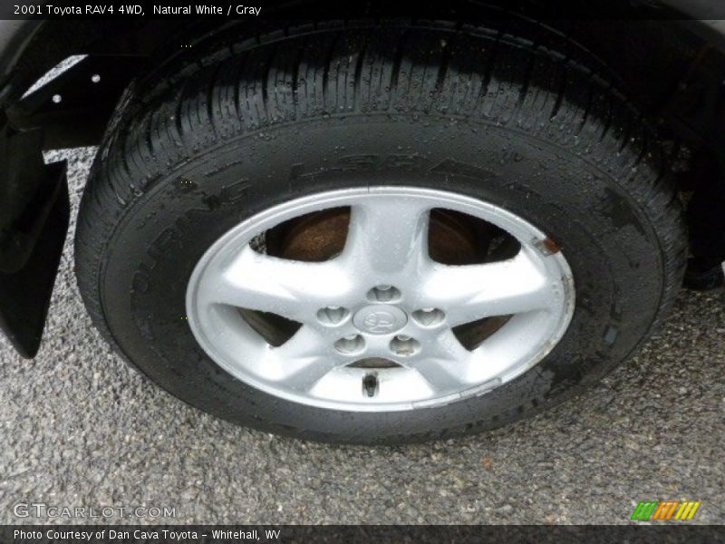 Natural White / Gray 2001 Toyota RAV4 4WD