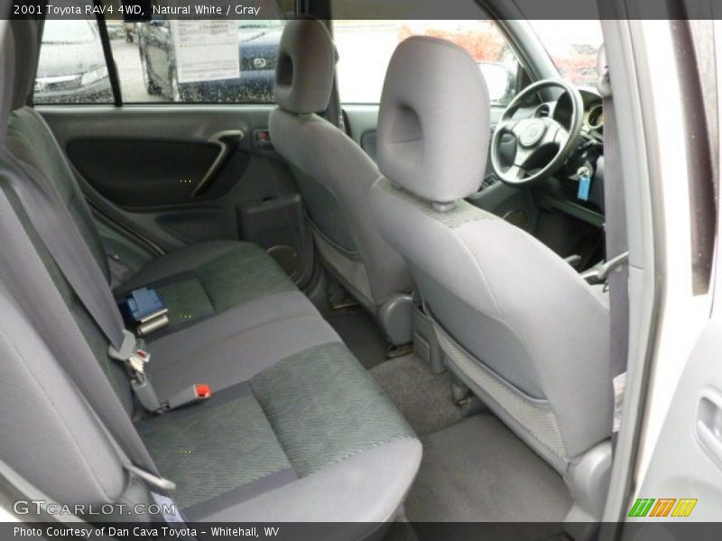Natural White / Gray 2001 Toyota RAV4 4WD