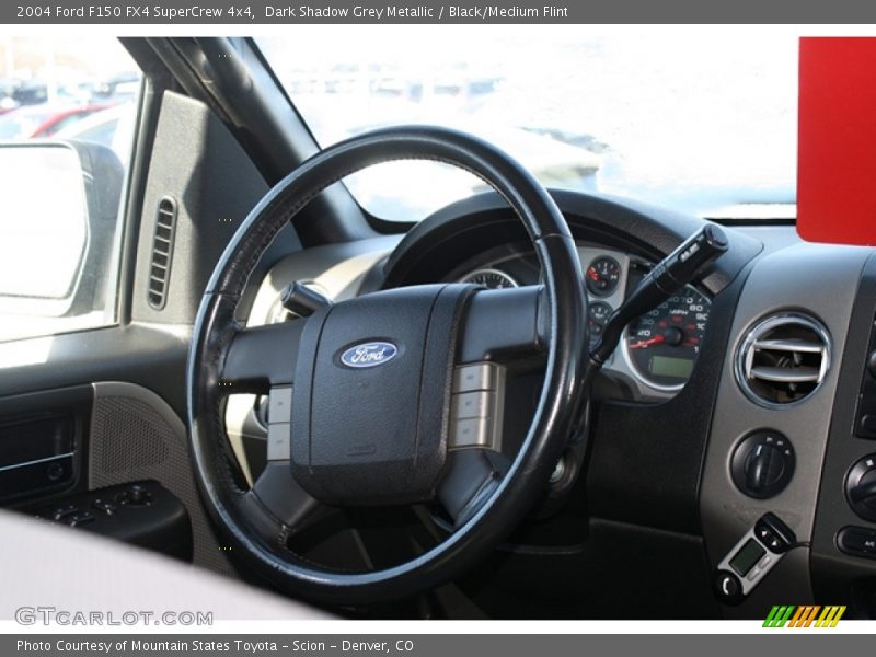 Dark Shadow Grey Metallic / Black/Medium Flint 2004 Ford F150 FX4 SuperCrew 4x4