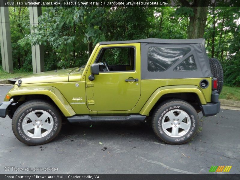 Rescue Green Metallic / Dark Slate Gray/Medium Slate Gray 2008 Jeep Wrangler Sahara 4x4