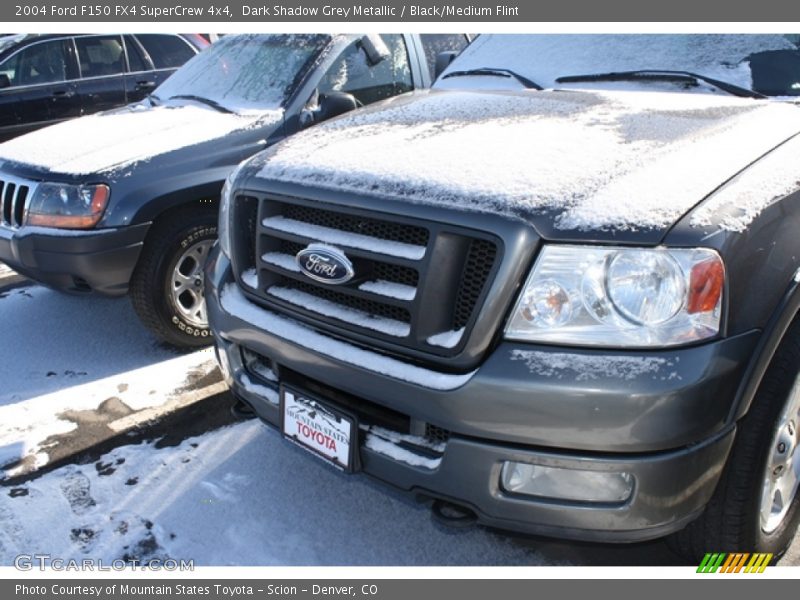 Dark Shadow Grey Metallic / Black/Medium Flint 2004 Ford F150 FX4 SuperCrew 4x4