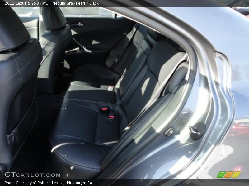 Nebula Gray Pearl / Black 2012 Lexus IS 250 AWD