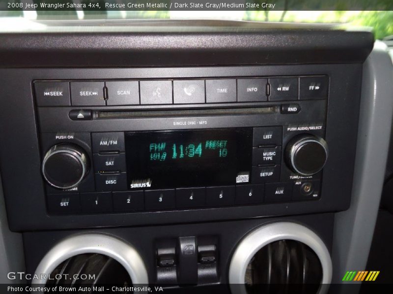 Rescue Green Metallic / Dark Slate Gray/Medium Slate Gray 2008 Jeep Wrangler Sahara 4x4
