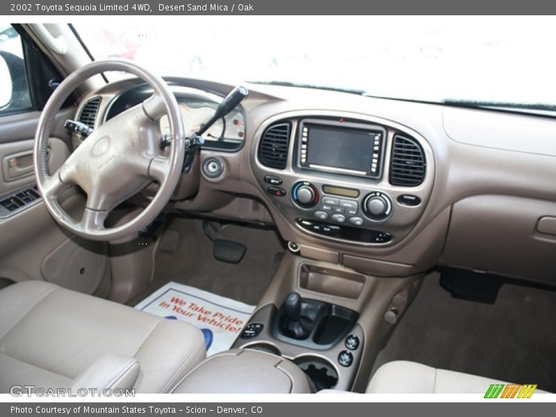 Desert Sand Mica / Oak 2002 Toyota Sequoia Limited 4WD