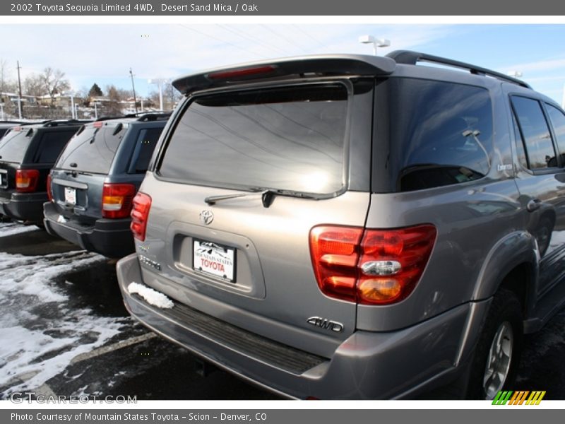 Desert Sand Mica / Oak 2002 Toyota Sequoia Limited 4WD