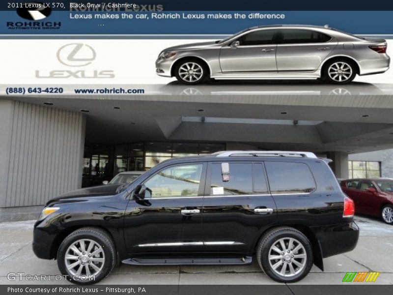 Black Onyx / Cashmere 2011 Lexus LX 570