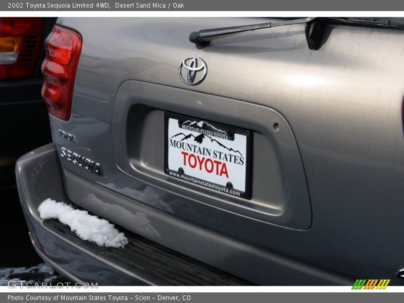 Desert Sand Mica / Oak 2002 Toyota Sequoia Limited 4WD