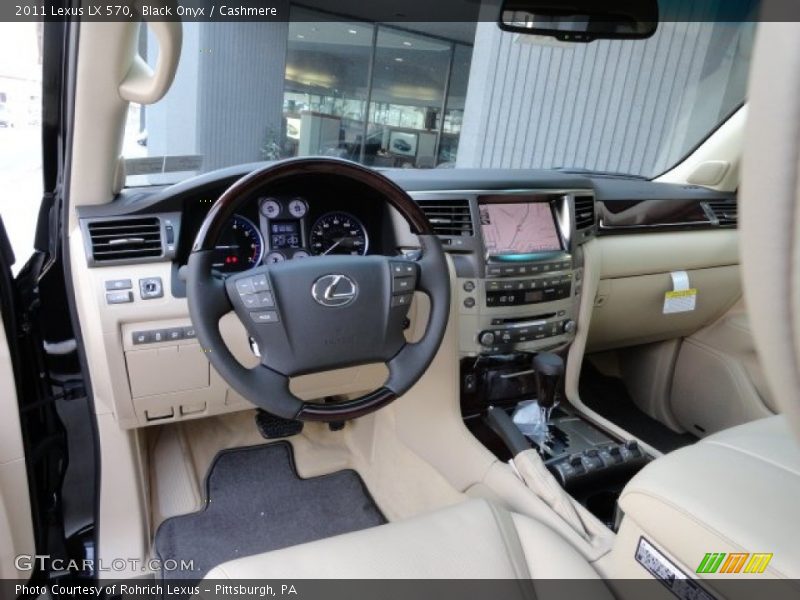 Dashboard of 2011 LX 570