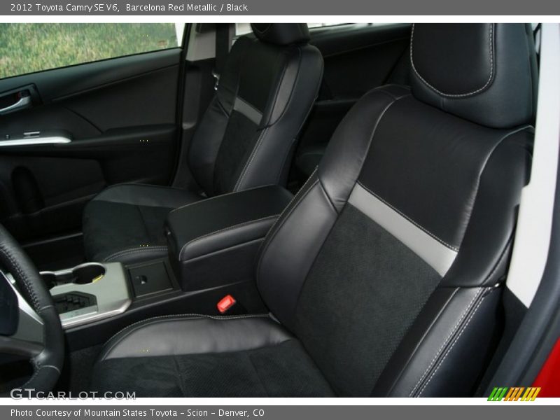 Barcelona Red Metallic / Black 2012 Toyota Camry SE V6