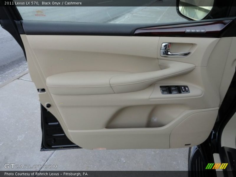 Black Onyx / Cashmere 2011 Lexus LX 570