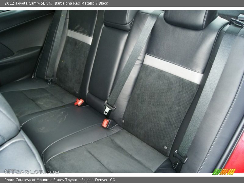 Barcelona Red Metallic / Black 2012 Toyota Camry SE V6