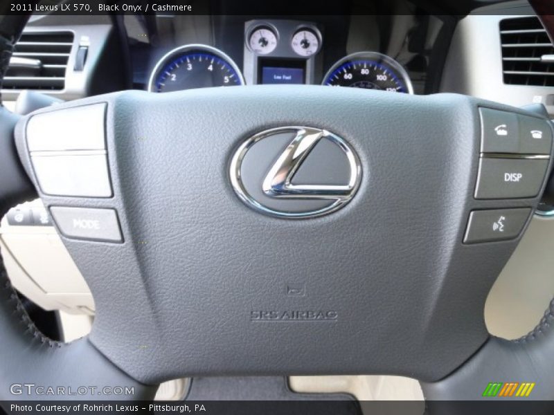Black Onyx / Cashmere 2011 Lexus LX 570