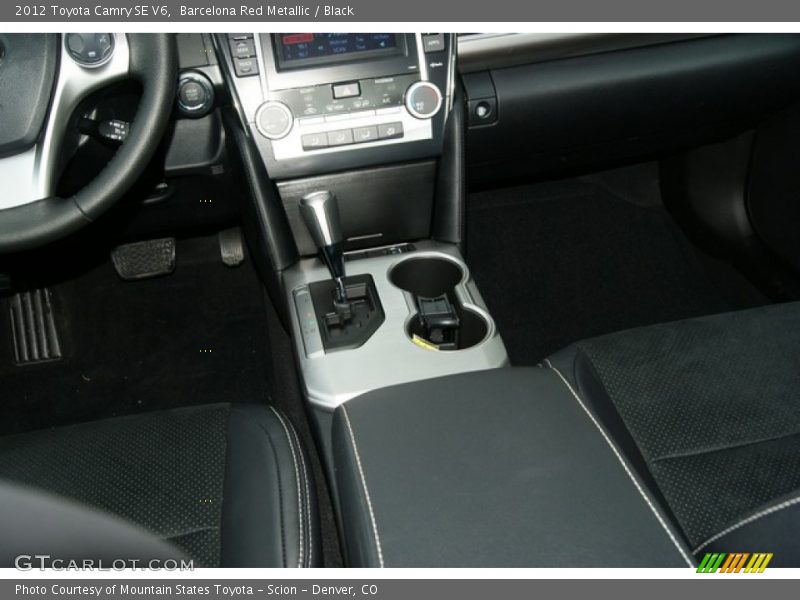 Barcelona Red Metallic / Black 2012 Toyota Camry SE V6