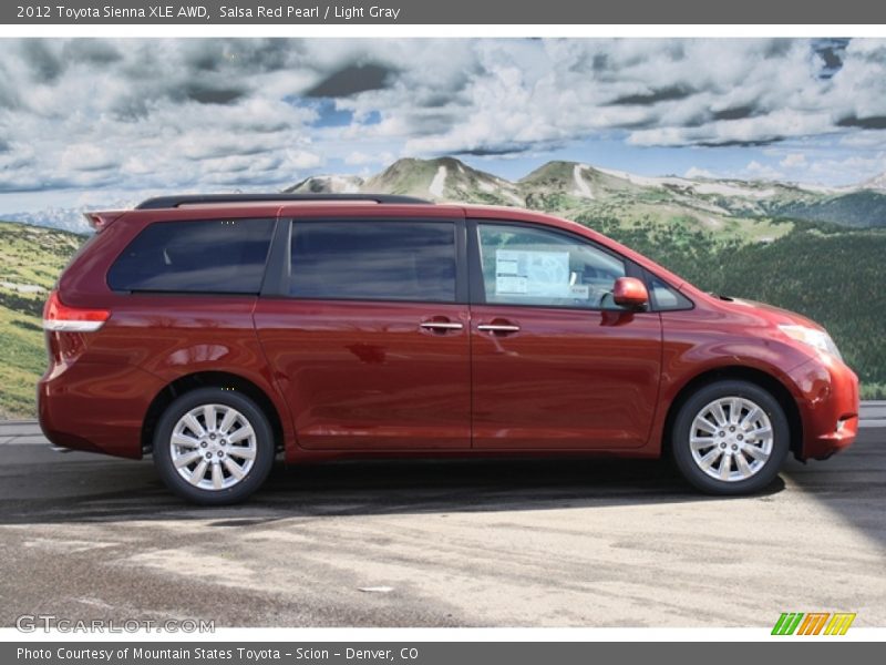  2012 Sienna XLE AWD Salsa Red Pearl