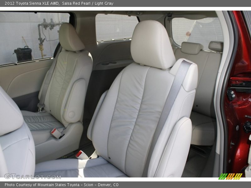 Salsa Red Pearl / Light Gray 2012 Toyota Sienna XLE AWD