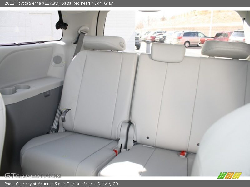 Salsa Red Pearl / Light Gray 2012 Toyota Sienna XLE AWD