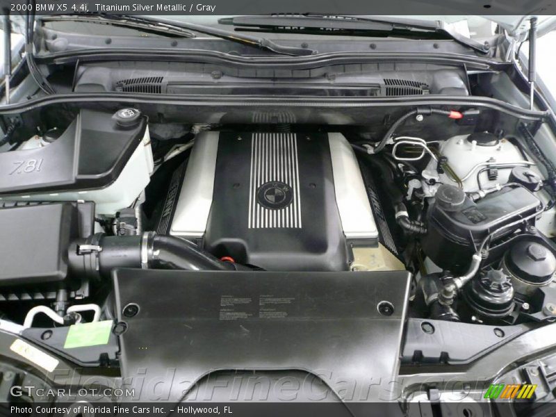 Titanium Silver Metallic / Gray 2000 BMW X5 4.4i