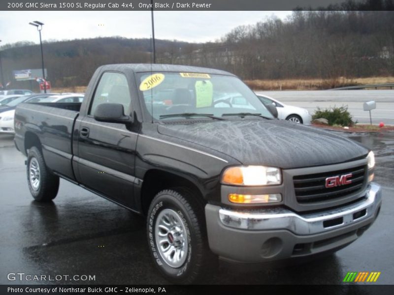 Onyx Black / Dark Pewter 2006 GMC Sierra 1500 SL Regular Cab 4x4