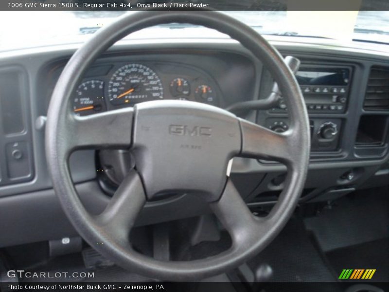  2006 Sierra 1500 SL Regular Cab 4x4 Steering Wheel